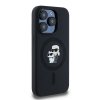 Karl Lagerfeld KLHMP15LSCMKCRHK iPhone 15 Pro 6.1 czarny/black hardcase Silicone Karl & Choupette MagSafe